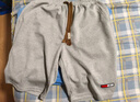 回力短裤夏季男外穿宽松薄款五分裤子休闲运动沙滩裤高端男裤浅灰4XL 实拍图