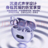 迪士尼（DISNEY）【超级顶配新款】真无线蓝牙耳机骨传导概念夹耳式开放式不入耳运动跑音乐通话降噪 QST53紫色米妮 实拍图