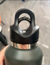 REVOMAX锐虎单手开盖水杯无螺纹保温杯男士大容量保冷杯砂石绿592ml 实拍图