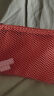 无印良品（MUJI）再生聚酯纤维 双拉链包收纳袋 居家旅行数据线小收纳包便携零钱包 黑色/S/长13.5*宽10cm 实拍图