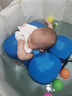 水之梦水之梦免充气儿童游泳腋下圈安全平稳不侧翻适用3个月-4岁 托福圈+蓝色 实拍图