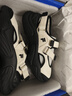 FILA FUSION斐乐玛丽珍凉鞋女鞋夏凉拖魔术贴海螺沙滩鞋子 微白/黑-WB 37.5 实拍图