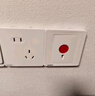 西门子（SIEMENS）开关插座 报警开关 86型暗装插座面板 致典雅白色5TA14513NC01 实拍图