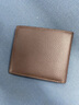 七匹狼（SEPTWOLVES）男士钱包短款真皮牛皮钱夹加厚大容量男式软皮皮夹送男友老公爸爸 送专柜礼盒 啡色 3A94054B-1 实拍图