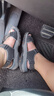 斯凯奇（Skechers）凉鞋男士夏季外穿运动凉拖鞋透气软底休闲沙滩鞋204105 实拍图