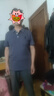 罗蒙（ROMON）POLO衫男士2026升级新薄款纯棉半袖T恤上衣商务刺绣短袖 深灰 L 实拍图