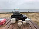 原始人 露营炊具户外锅具装备便携野外野营套锅用品 1.6L烧水壶（配收纳袋） 实拍图