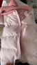 巴拉巴拉童装婴儿羽绒服连体衣宝宝2025新款冬装加厚保暖哈衣爬服萌趣造型 粉色小猫-白鸭绒 100 cm-充绒量107g 实拍图