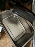 乐扣乐扣（LOCK&LOCK）本色不锈钢保鲜盒饭盒带饭密封冰箱厨房收纳水果零食餐盒500mL 实拍图