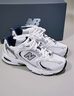 NEW BALANCE NB530官方老爹鞋男鞋女鞋情侣复古秋冬透气百搭运动休闲鞋 米白/金属银MR530KA 建议拍小半码 38.5 (脚长24cm尺码详询客服) 实拍图