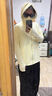 oein 冰丝防晒衣女2025夏季新款修身防晒服黄色透气宽松女士 奶油黄 XL （120-135斤） 实拍图