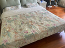 富安娜60支长绒棉床上四件套 纯棉贡缎高端床单全棉被套枕套 双人被罩 玉棠【60支长绒棉】 1.8米 床单款 （被套230*229cm） 实拍图
