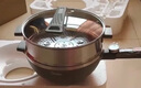 美的（Midea）电炒锅 电火锅 电蒸锅 电煮锅家用多功能 炒菜锅一体不沾5.5L上蒸下煮电热锅 HCG3215 配蒸笼木铲 实拍图