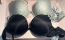 维多利亚的秘密 PINK 2804圆盘胸外扩文胸舒适薄衬垫3/4罩杯无痕文胸内衣女 2QL2麻灰色 11202804 75C （34C） 实拍图