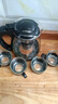 【京东物流】茶壶套装整套茶具大容量玻璃茶杯带滤网耐高温泡茶具 2000ML一壶+四杯套装 实拍图