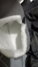 昌祥回力雪地靴男冬季皮毛一体保暖棉鞋男士户外防水防滑加绒加厚东北棉靴 灰色 42 实拍图