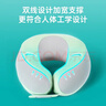 碧荷（P.Health）儿童U型枕宝宝旅行安全座椅枕婴儿枕头u型枕护颈枕 1-6岁精灵粉 实拍图