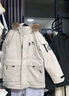 骆驼（CAMEL）【王俊凯同款】户外羽绒服男女中长款700蓬防泼水加厚御寒外套 实拍图