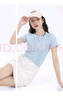 MJ STYLE纯色正肩合身短袖T恤女2025夏季修身显瘦亲肤透气两件装半袖上衣 实拍图