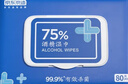 京东京造 75%酒精湿巾80片*3包 杀菌率99.9% 湿纸巾 卫生消毒湿巾纸 实拍图