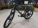 凤凰上海凤凰山地车自行车男士女式学生成人变速宽胎越野公路赛单车 【铝架/全套竞速轴承】六刀消黑 26寸30速【建议身高158-188cm】 实拍图