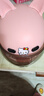 车赞儿童头盔夏季电动车头盔四季通用小孩头盔卡通男女孩保暖可爱安全 3C粉色头盔猫咪（送耳朵2-10岁） 实拍图
