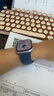 Apple/苹果 Watch Series 10 智能手表GPS款46毫米银色铝金属表壳丹宁色运动型表带S/M MX203CH/B 实拍图