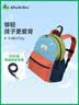 SHUKIKU儿童书包幼儿园小学生书包超轻防泼水透气背包 橙红 S+码 【3-5岁 托班-小班】 实拍图