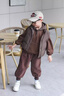 迪士尼（Disney）男童冬季棉服套装2025新款1-9岁儿童马甲三件套冬装加厚衣服外穿 咖色冬款加绒三件套 100 晒单实拍图