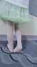 浪莎儿童连裤袜夏季薄款舞蹈袜宝宝女孩白色丝袜防蚊袜外穿儿童袜子 兔子+小熊（2白） 5-7岁 M码建议身高100-125cm 实拍图