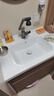 波彼（BOBI）台盆陶瓷一体盆洗手盆单盆阳台浴室柜卫生间半嵌入洗脸面盆池定制 【70*48CM】盆+弹跳下水+防臭管 实拍图