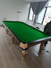 都格台球桌标准型钢库家用斯诺克商用成人球桌子中式黑八室内 9尺 银腿-【鼎配】-1.2钢库 实拍图