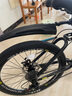 Jeep吉普自行车折叠山地男女学生24寸27速双减震公路单车战神-骑士黑 实拍图