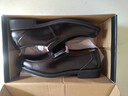 意尔康王子正品男鞋真皮商务正装内增高男士透气黑色休闲皮鞋中老年爸爸鞋子 黑色 231 42 实拍图