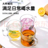 乐美雅（Luminarc）玻璃杯带把手水杯茶杯钢化玻璃咖啡杯微波炉可用冰川纹500ml*2 实拍图