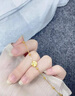 中国黄金（CHINA GOLD）四叶草黄金手链女足金转运珠手链纯金七夕情人节礼物送女友老婆 足金四叶草手链约1.6g【玫瑰礼盒】 实拍图