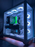 NZXT 全新H7 FLOW RGB 台式电脑机箱白色 ATX中塔电脑主机箱台式侧透明DIY电竞水冷游戏机箱 实拍图