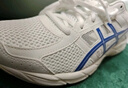 亚瑟士ASICS男鞋透气跑鞋运动鞋缓震舒适跑步鞋 GEL-CONTEND 4 白色/蓝色 42 实拍图