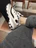 斯凯奇（Skechers）黑白金熊丨男女老爹鞋复古熊猫鞋情侣风潮流增高运动休闲896204 【女款】白色/浅灰色/WLGY(白金) 36 (女36码及以下参考选择大半码) 实拍图
