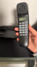 中诺小挂机挂墙电话机座机固定电话双屏显示桌壁两用一键拨号免电池有线板机坐机办公家用音量调W018黑 实拍图
