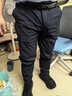 京东京造【高端桑蚕丝】休闲裤男秋季薄款西裤男直筒裤子新春情人节黑38 晒单实拍图