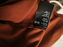 优衣库男装柔滑弹力摇粒绒半拉链套头衫/长袖25秋冬新款481184 28 深橙色 L /175/100A 实拍图
