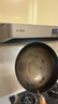 章丘铁锅正宗手工锻打铁锅无涂层物理不粘锅炒锅老式家用炒菜锅厨具轻音 标准版古法原色(未干烧） 34cm 实拍图
