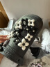 SMFKX CROCS 联名款 白鹿同款时尚休闲百搭厚底增高透气洞洞鞋拖 黑钻石 36-37 实拍图