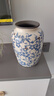 京东鲜花 中式陶瓷花瓶青花冰裂纹高级感插花鲜花水培客厅餐桌装饰品摆件 实拍图