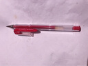 uni三菱 uni-ball UM-100红笔中性笔高颜值0.5mm红色签字笔商务学生考试专用水笔水性笔套装 5支 实拍图