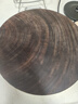 铭碟越南正宗蚬木砧板铁木刀板菜板家用切菜板圆形大菜墩实木案板 已保养钢圈款 36cm*5cm  适合3-5人使用 实拍图