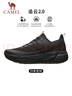 骆驼（CAMEL）追云厚底慢跑步男鞋子城市休闲全地形 CD122CL7713-1 幻影黑 42 实拍图