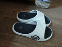 361°拖鞋男女AG运动凉鞋软弹耐磨居家防滑运动拖鞋涉水情侣拖鞋沙滩鞋 羽毛白/乌黑色平【女】 40 实拍图