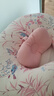 良良（liangliang）孕妇枕头护腰侧睡枕哺乳枕宝宝防吐奶安抚斜坡枕 月子宝妈礼物 奇遇粉 【纯棉枕套 无竹炭包】 实拍图